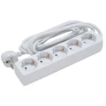 Prenosna utičnica 5-struka bez prekidača - 5S-1.5M-3M
