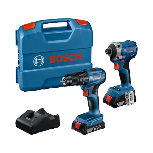 Set GDR 18V-215 + GSR 185-LI – 06019N2023 (2×2,0 Ah + GAL 18V-20 + Profi kofer)