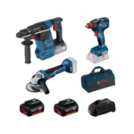 Set GBH 18V-26 + GDX 18V-200 + GWS 18V-10 - 0615990N21 (2×GBA 18V 5,0 Ah + GAL 1880 CV + torba)