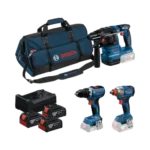 Set GSR 18V-65 + GDX 18V-285 + GBH 185-LI - 0615A50093 (3×5,0 Ah + GAL 12V/18V-80 + torba)