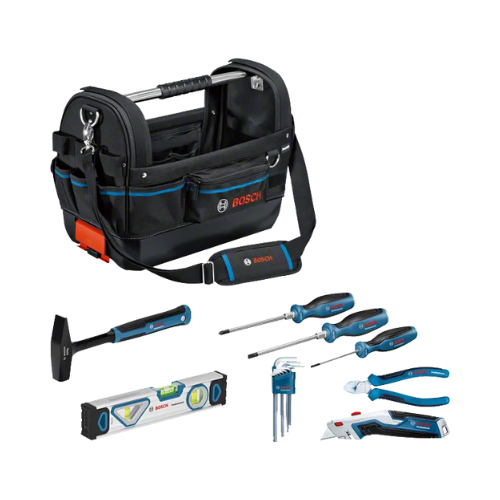 Set GWT 20 + ručni alati - 1600A02H5B (otvorena torba + 8× ručni alati)